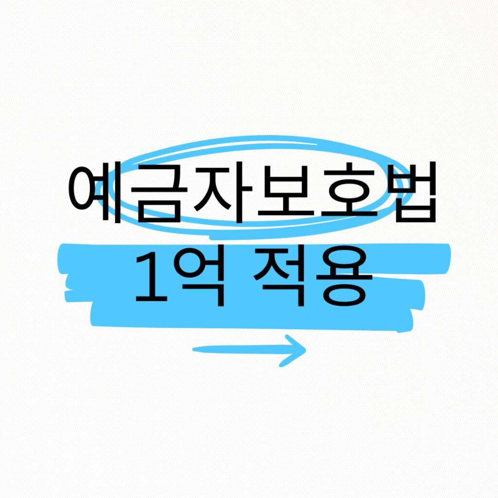 예금자보호 1억원 언제부터 2025 시행일·보장범위 완전정리