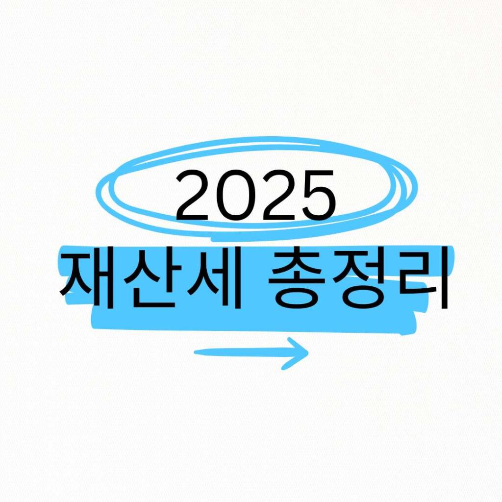 2025 재산세 납부내역서 · 납부방법 · 세액 계산기 · 문의전화 총정리