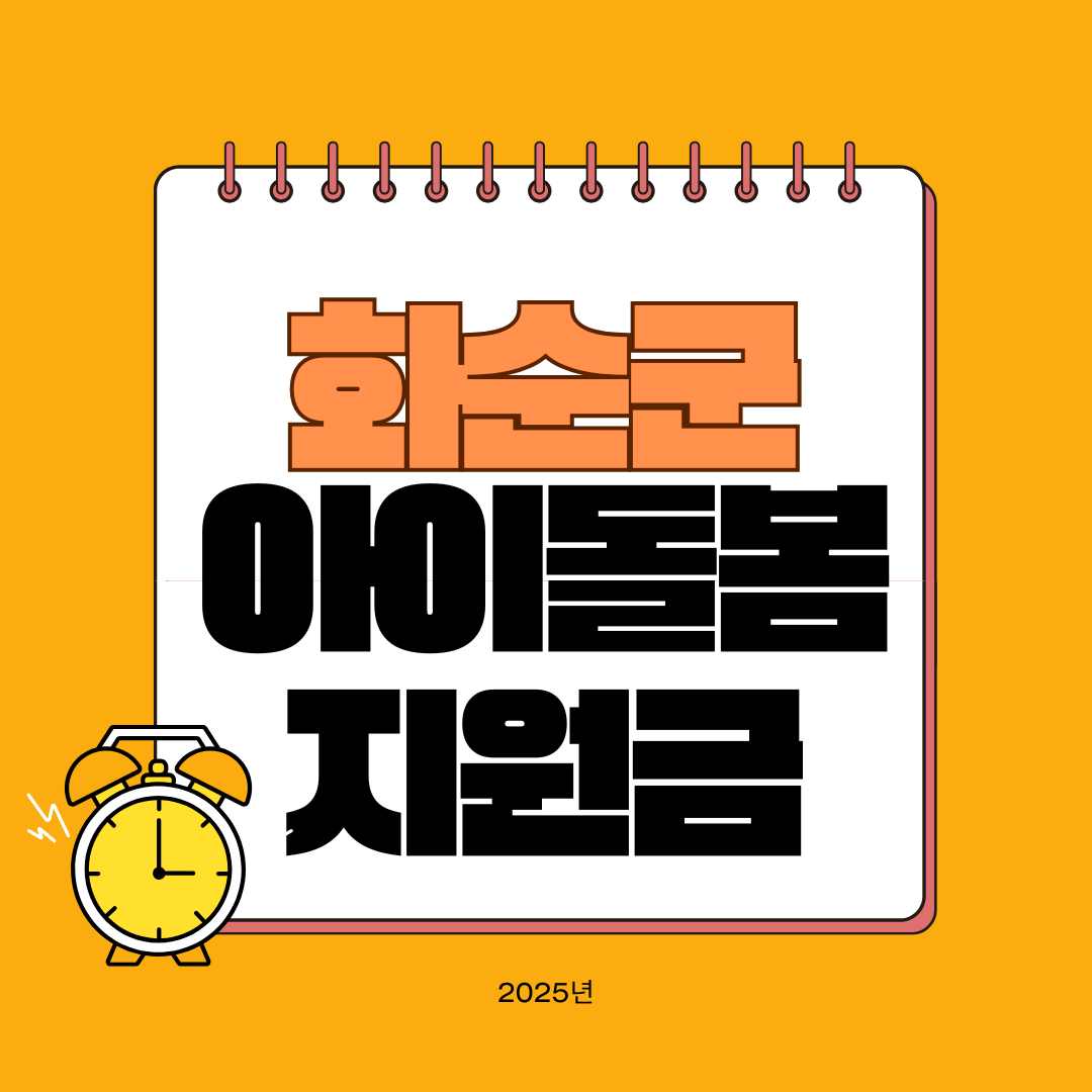 화순군 아이돌봄 지원금