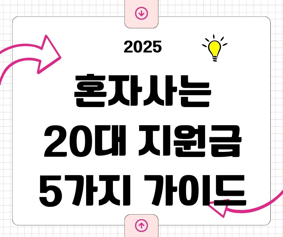 20대 청년 지원금