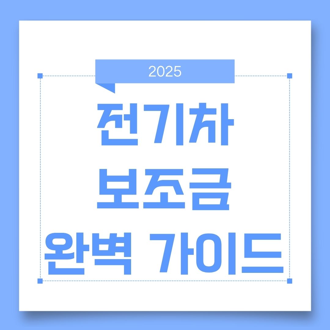 전기차 보조금 확인