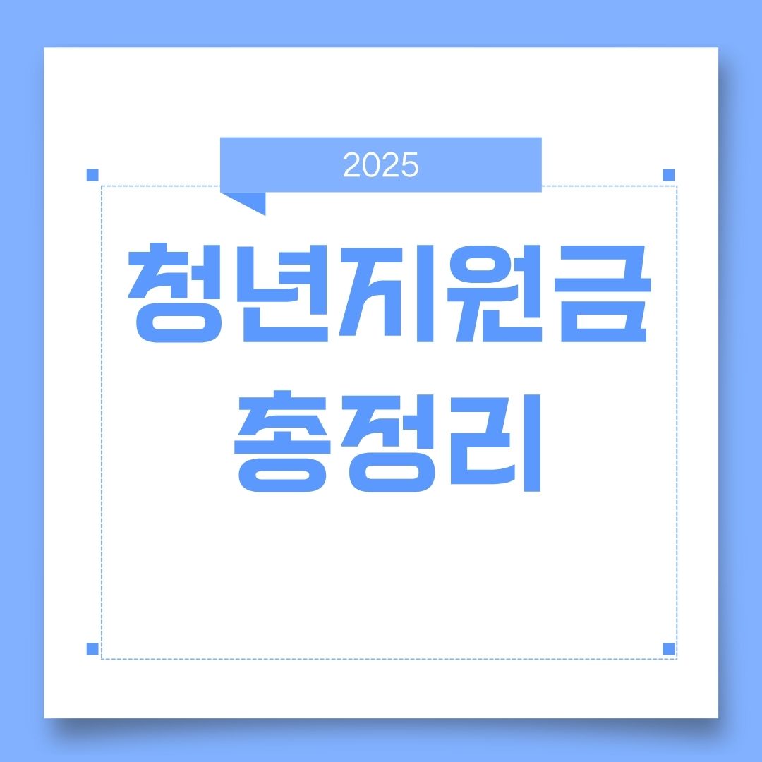 청년지원금 총정리