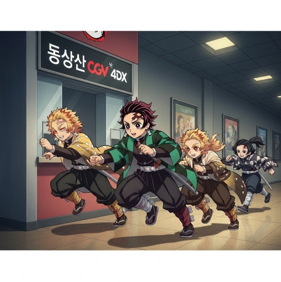 귀멸의칼날 용산 cgv 4d 예매 썸네일