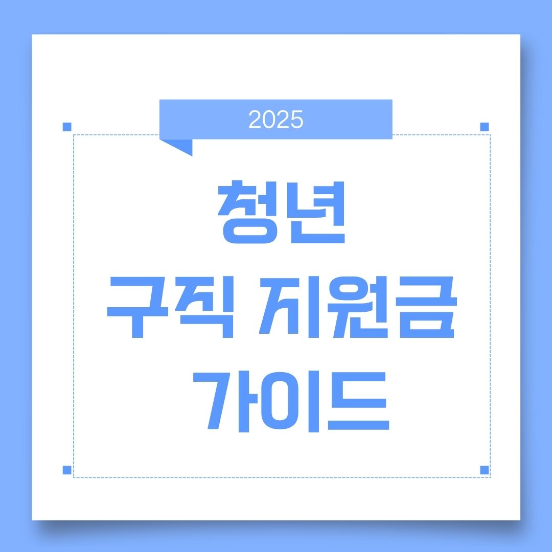 청년 구직 지원금