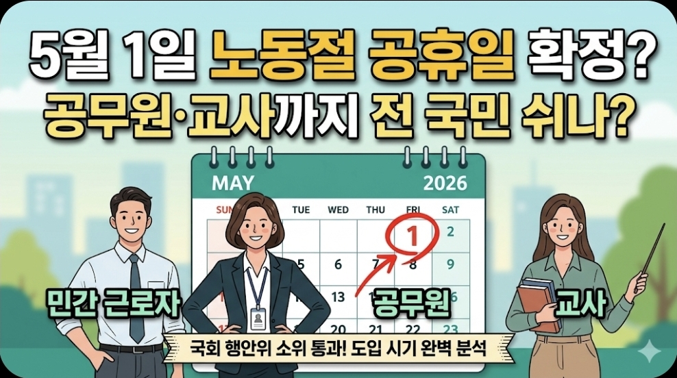 5월 1일 근로자의날(노동절) 법정휴무일